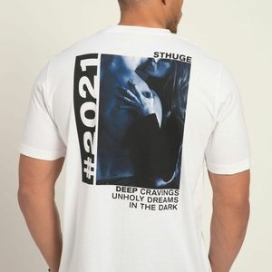 Print T-shirt - white