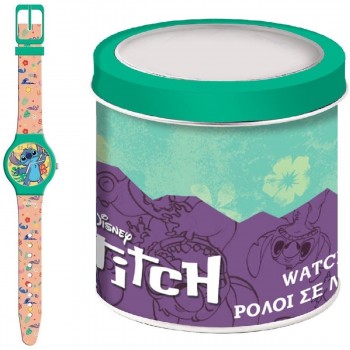 Детские часы Lilo & Stitch LILO & STITCH - TIN BOX Ø 33 mm