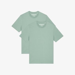 2ER MULTIPACK - Basic T-shirt - aloe 2ER MULTIPACK - Basic T-shirt - aloe