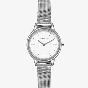 PETIT KARIN PETIT - Watch - silver coloured white silver coloured PETIT KARIN PETIT - Watch - silver coloured white silver coloured
