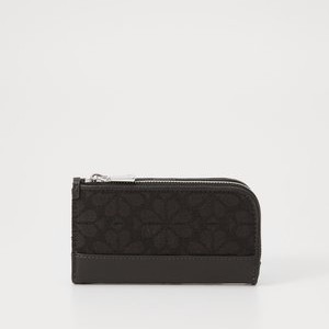 DEVIN FLOWER SMALL SLIM BIFOLD WALLET - Wallet - black DEVIN FLOWER SMALL SLIM BIFOLD WALLET - Wallet - black