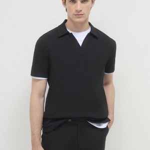 MISTO - Polo shirt - nero ultrablack MISTO - Polo shirt - nero ultrablack