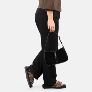ELYSÉE - Mules - black with animal print ELYSÉE - Mules - black with animal print