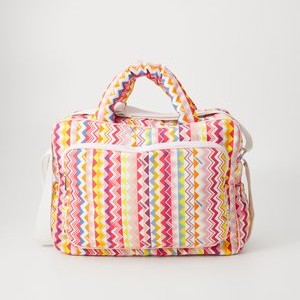 DIAPER BAG UNISEX - Baby changing bag - multicolor/fuxia DIAPER BAG UNISEX - Baby changing bag - multicolor/fuxia