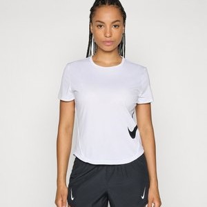 TEMPO TOP - Sports T-shirt - white/black TEMPO TOP - Sports T-shirt - white/black