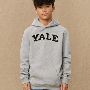 YALE HOODIE UNISEX - Sweatshirt - light grey melange/black YALE HOODIE UNISEX - Sweatshirt - light grey melange/black