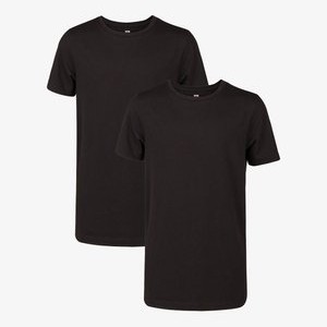 2PACK - Basic T-shirt - black