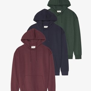 3 PACK - Sweatshirt - dark green/bordeaux/dark blue 3 PACK - Sweatshirt - dark green/bordeaux/dark blue