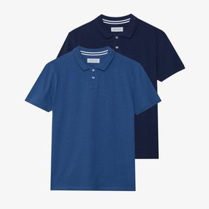 2 PACK - Polo shirt -  blue/dark blue
