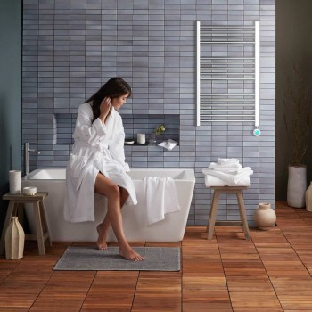 Настенный Электрический Полотенцесушитель Haeger TW-40C.007A 400 W 80 x 50 cm