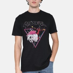 DEADPOOL UNICORN - Print T-shirt - black DEADPOOL UNICORN - Print T-shirt - black