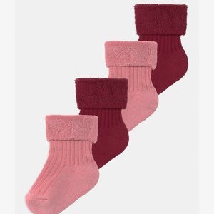 4 PACK - Socks - rose/dark rose 4 PACK - Socks - rose/dark rose
