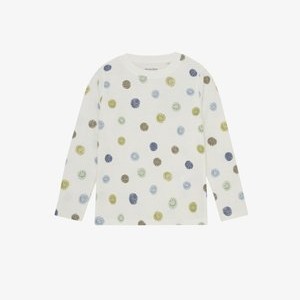AOP - Long sleeved top - marshmallow white AOP - Long sleeved top - marshmallow white