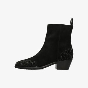 BRIDIE OILY PATTINI - Cowboy/biker ankle boot - black BRIDIE OILY PATTINI - Cowboy/biker ankle boot - black