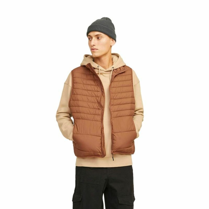 Мужской спортивный жилет Jack & Jones Jjben Square Mocha Bisque