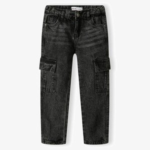 WITH WASHING - Straight leg jeans - black denim WITH WASHING - Straight leg jeans - black denim