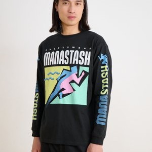 TEE - Long sleeved top - black TEE - Long sleeved top - black
