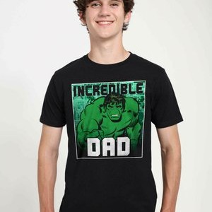 AVENGERS CLASSIC INCREDIBLE DAD UNISEX - Print T-shirt - black AVENGERS CLASSIC INCREDIBLE DAD UNISEX - Print T-shirt - black