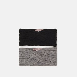 2 PACK - Ear warmers - black/grey 2 PACK - Ear warmers - black/grey