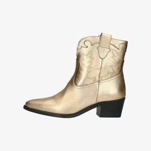 Cowboy/biker ankle boot - gold Cowboy/biker ankle boot - gold