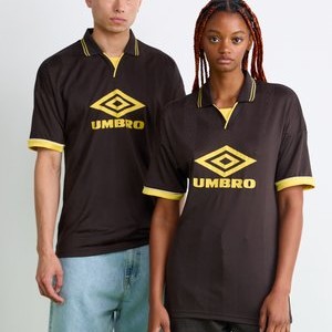 BOXY FOOTBALL UNISEX - Polo shirt - ganache/cream gold-coloured/brilliant white BOXY FOOTBALL UNISEX - Polo shirt - ganache/cream gold-coloured/brilliant white