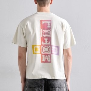 FADED TOWN TEE - Print T-shirt - off white FADED TOWN TEE - Print T-shirt - off white