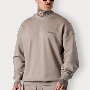 DISCREET OVERSIZED - Sweatshirt - vintagekhaki DISCREET OVERSIZED - Sweatshirt - vintagekhaki