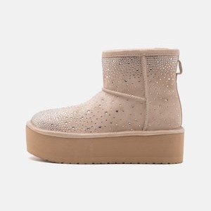 EASE - Platform ankle boots - light sand EASE - Platform ankle boots - light sand
