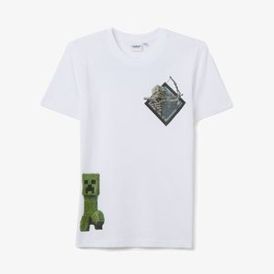 WITH MINECRAFT - Print T-shirt - optical white WITH MINECRAFT - Print T-shirt - optical white