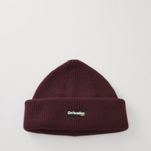 MEMBERS CLUB SHORT BEANIE UNISEX - Beanie - burgundy MEMBERS CLUB SHORT BEANIE UNISEX - Beanie - burgundy