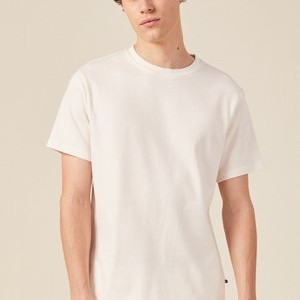 KURZEN ÄRMELN - Basic T-shirt - ecru KURZEN ÄRMELN - Basic T-shirt - ecru