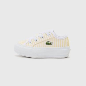 BACKCOURT INFANTS CORE ESSENTIALS UNISEX - Trainers - light yellow/white BACKCOURT INFANTS CORE ESSENTIALS UNISEX - Trainers - light yellow/white