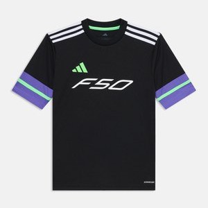 YOUTH UNISEX - Sports T-shirt - black/purple rush YOUTH UNISEX - Sports T-shirt - black/purple rush