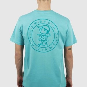 HANS DEN SKATER  - Print T-shirt - ice blue