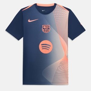FC BARCELONA FCB UNISEX - Sports T-shirt - midnight navy/bright mango FC BARCELONA FCB UNISEX - Sports T-shirt - midnight navy/bright mango