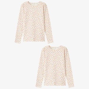 2ER-PACK  - Long sleeved top - rosa