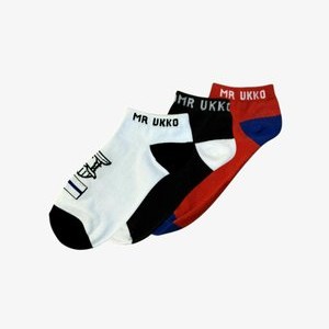 3 PACK - Socks - black white red
