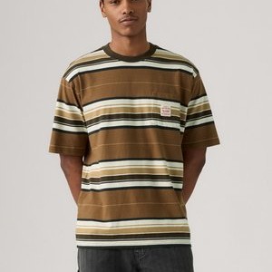 WORKWEAR TEE - Basic T-shirt - wild frontier printed stripe partridge WORKWEAR TEE - Basic T-shirt - wild frontier printed stripe partridge