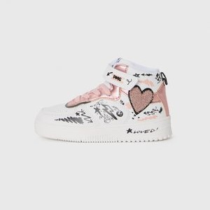 High-top trainers - white/rose High-top trainers - white/rose