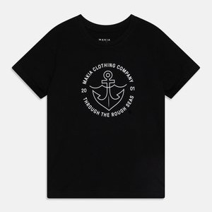 HOOK UNISEX - Print T-shirt - black HOOK UNISEX - Print T-shirt - black
