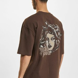 MEDUSA - Print T-shirt - chocolate brown washed MEDUSA - Print T-shirt - chocolate brown washed