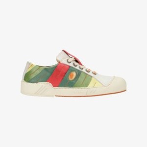 PUZZLE SPORTLICHE FÜR DAMEN IN WEISS - Trainers - white / green / red PUZZLE SPORTLICHE FÜR DAMEN IN WEISS - Trainers - white / green / red