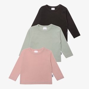 3 PACK - Long sleeved top - mehrfarbig