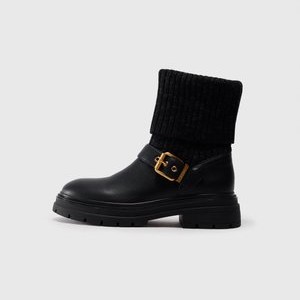 Cowboy/biker ankle boot - nero Cowboy/biker ankle boot - nero
