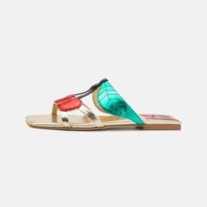 CEREZA - Mules - silver-coloured/red/green CEREZA - Mules - silver-coloured/red/green