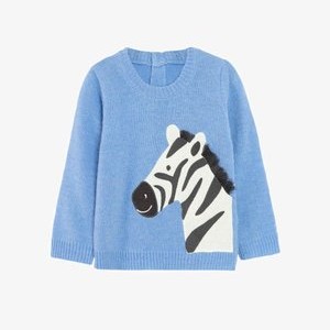 ZEBRA - REGULAR FIT - Jumper - blue ZEBRA - REGULAR FIT - Jumper - blue