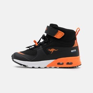HYDRO UNISEX - High-top trainers - jet black/neon orange HYDRO UNISEX - High-top trainers - jet black/neon orange