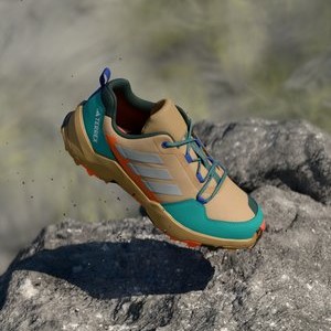 AX4R UNISEX - Hiking shoes - cardboard matte silver-coloured/pure teal AX4R UNISEX - Hiking shoes - cardboard matte silver-coloured/pure teal