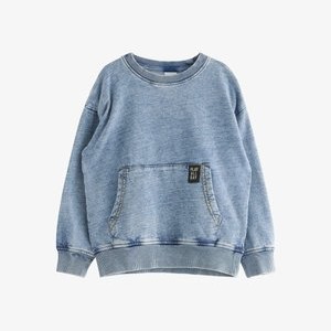 WITH KANGAROOPOCKET - Sweatshirt - dusty blue WITH KANGAROOPOCKET - Sweatshirt - dusty blue