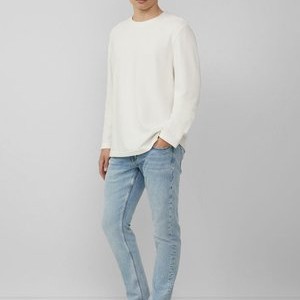 AUS STRUKTUR - Long sleeved top - ecru AUS STRUKTUR - Long sleeved top - ecru